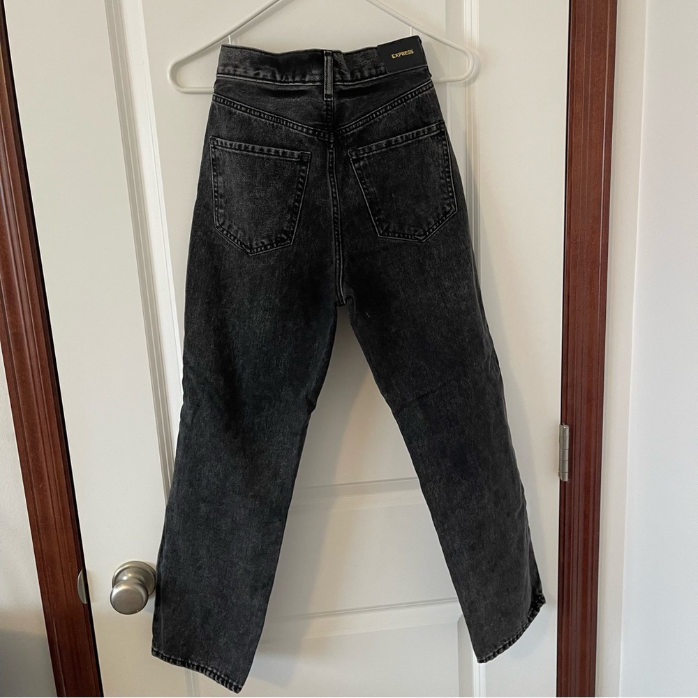 Express Straight Ankle High Rise OR Ripped Jeans - Picture 4 of 10